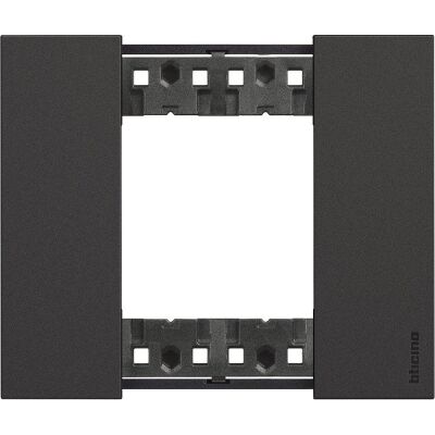 Bticino Polimer Plastik Çerçeve 2M Siyah