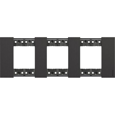 Bticino Polimer Plastik Çerçeve 3x2M Siyah