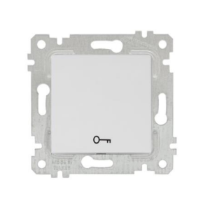 Mutlusan Mek+Tuş Kapı Otomatiği Anahtarı Rita Natural - Beyaz 2200 407 0201K