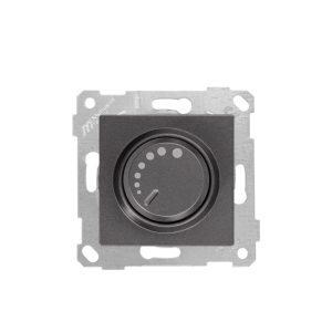 Mutlusan Mek+Tuş RL Işıklı Dimmer  1000W Rita Metalik Antrasit 2200 444 0286 (Çerçeve Hariç)