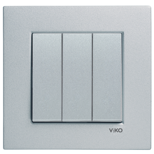 Viko Artline Novella Üçlü Anahtar ( Çerçeve Hariç )