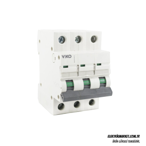 Viko 3 Kutuplu C 3x25A Trifaze Otomatik Sigorta 4VTB-3C25