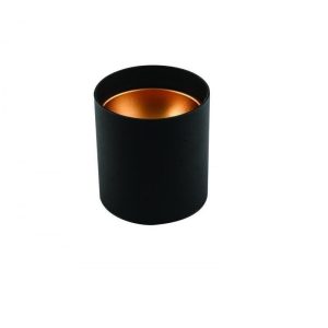 Cata Foça Sıva Üstü Dekoratif Armatürü Siyah - Gold CT-5421SG