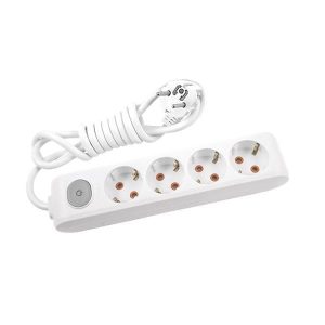 Viko Multi-Let Dörtlü Priz Anahtarlı Topraklı Kablolu Ç.K. 2 Mt 90 11 74 02