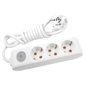 Viko Multi-let Üçlü Priz Anahtarlı Topraklı Kablolu Ç.K. - 5 Metre Beyaz 90 11 73 05