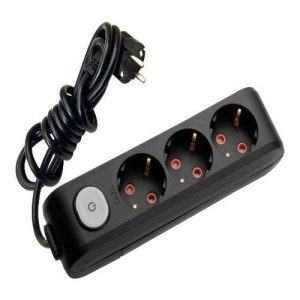 Viko Multi-let Anahtarlı Üçlü Priz Topraklı Kablolu Ç.K.  5 Metre 90 13 73 05