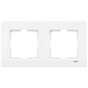 Viko Karre İkili Çerçeve - Beyaz 90960201