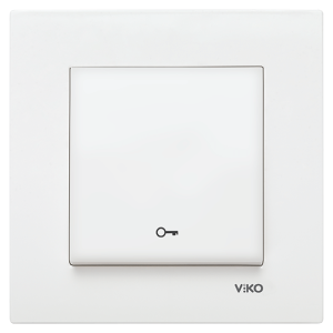 Viko Karre Kapı Otomatiği Anahtarı - Beyaz (Çerçeve Hariç) 90967005