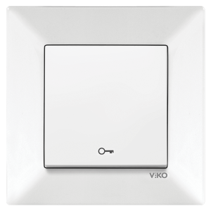 Viko Meridian Kapı Otomatiği Anahtarı (Çerçeve Hariç) - Beyaz