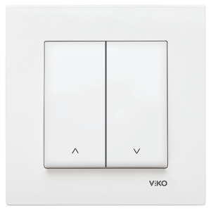 Viko Karre Jaluzi Kumanda Anahtarı - Beyaz (Çerçeve Hariç) 90967016