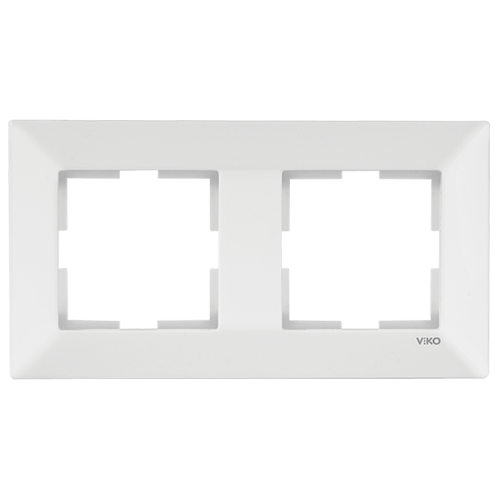 Viko Meridian İkili Çerçeve - Beyaz
