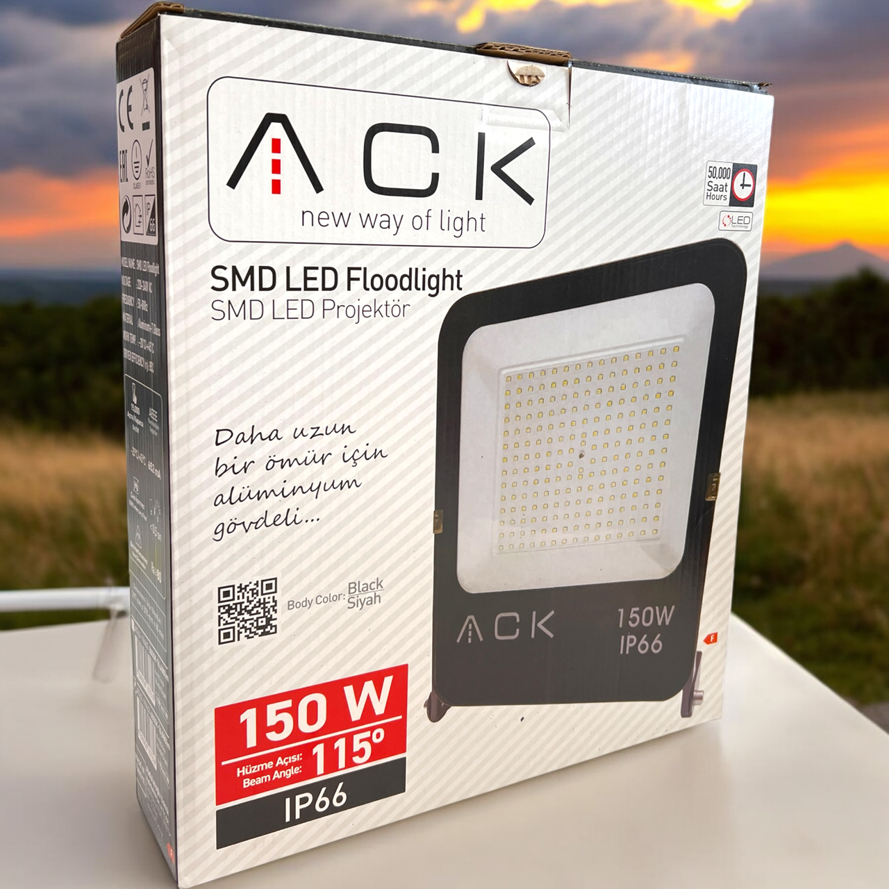 ACK 150W Dob Smd Led Projektör 6500K AT62-19432