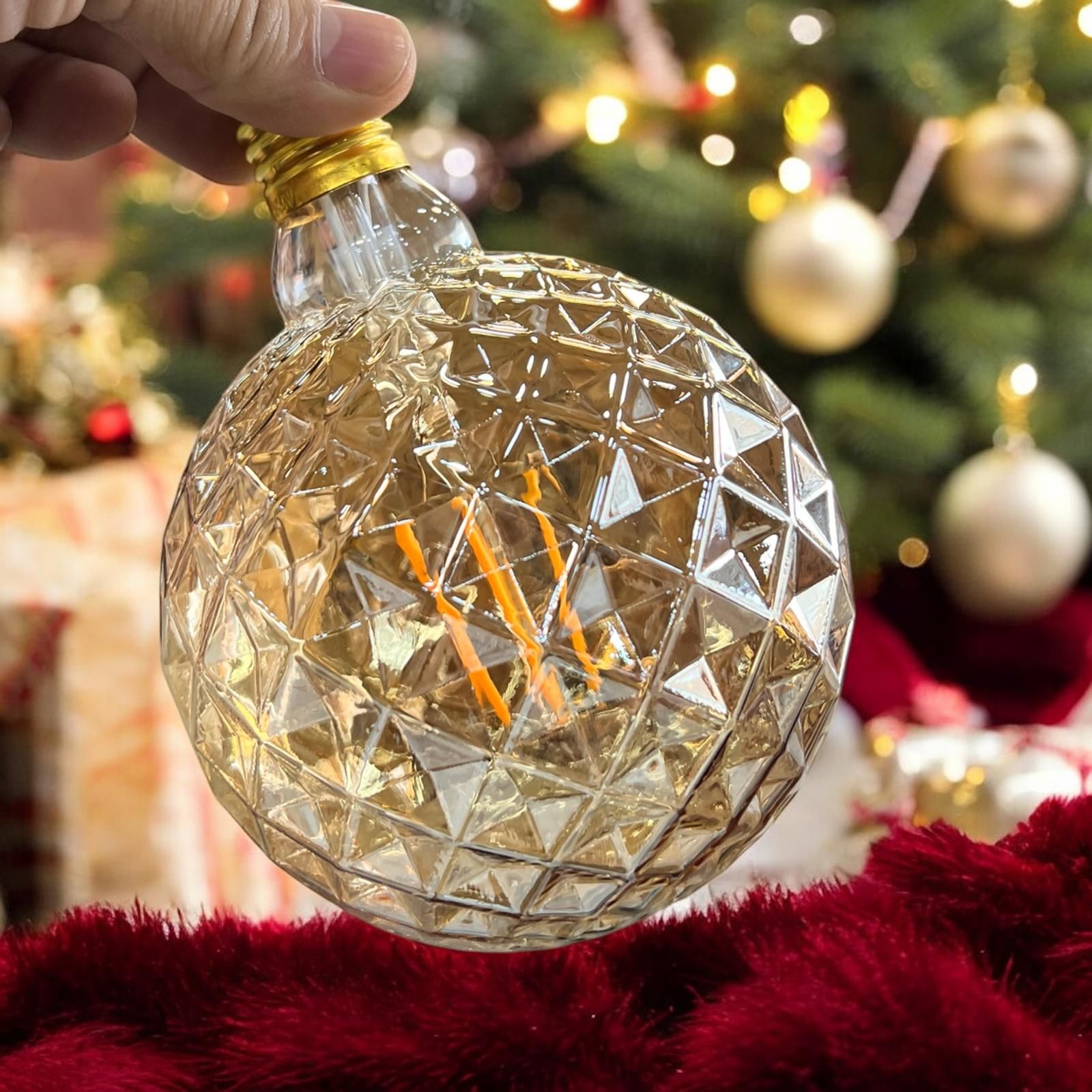 ACK 4W 220-240V E27 2200K G125 Led Rustık Ampul AB58-00420