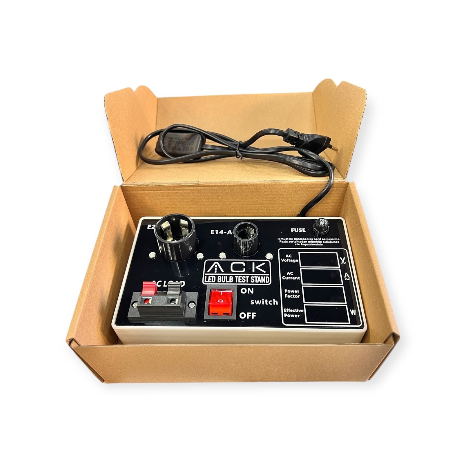 Ack Ampul Test Cihazi E27-Ac / E14-Ac