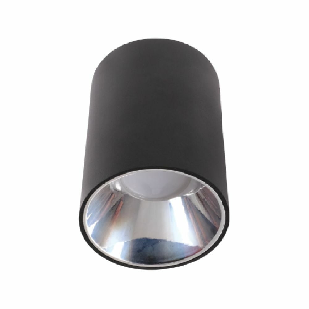 Ack Sivaüstü Dekoratif Armatür Krom Reflektör Siyah Metal Kasa