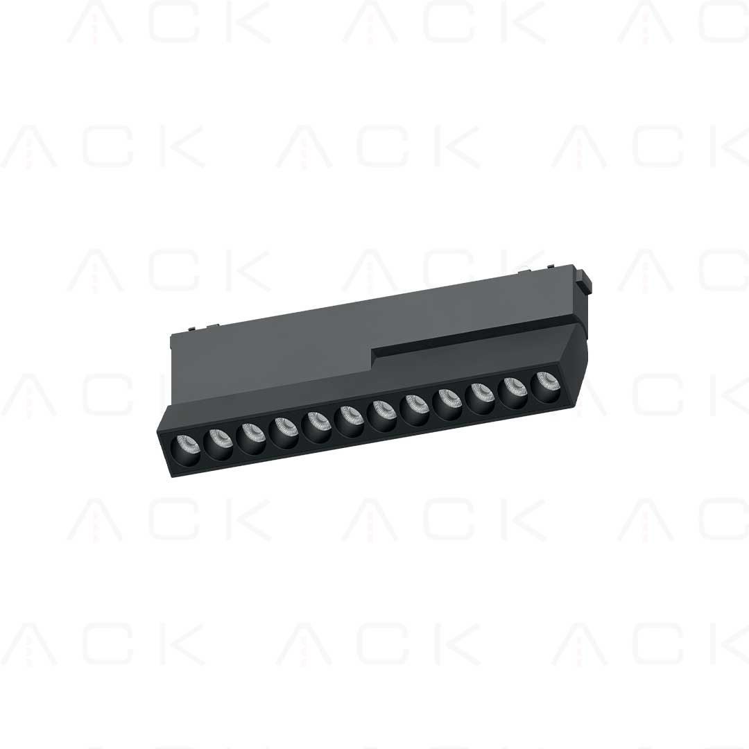 ACK 12W Slım Magnet Ray Armatürü Katlanır / Lensli 23Cm 3000K Ip20 AD45-04201
