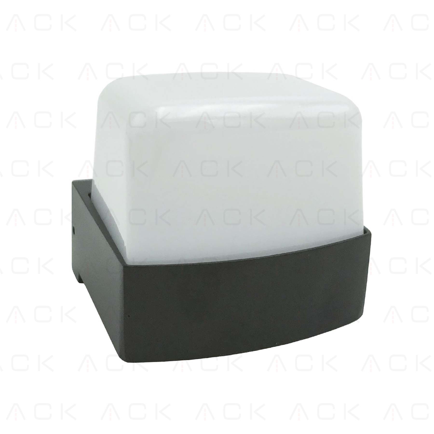 ACK 1*5W Sıyah Duvar Aplık 3000K Ip54 L100*W90*H85 AH07-07801