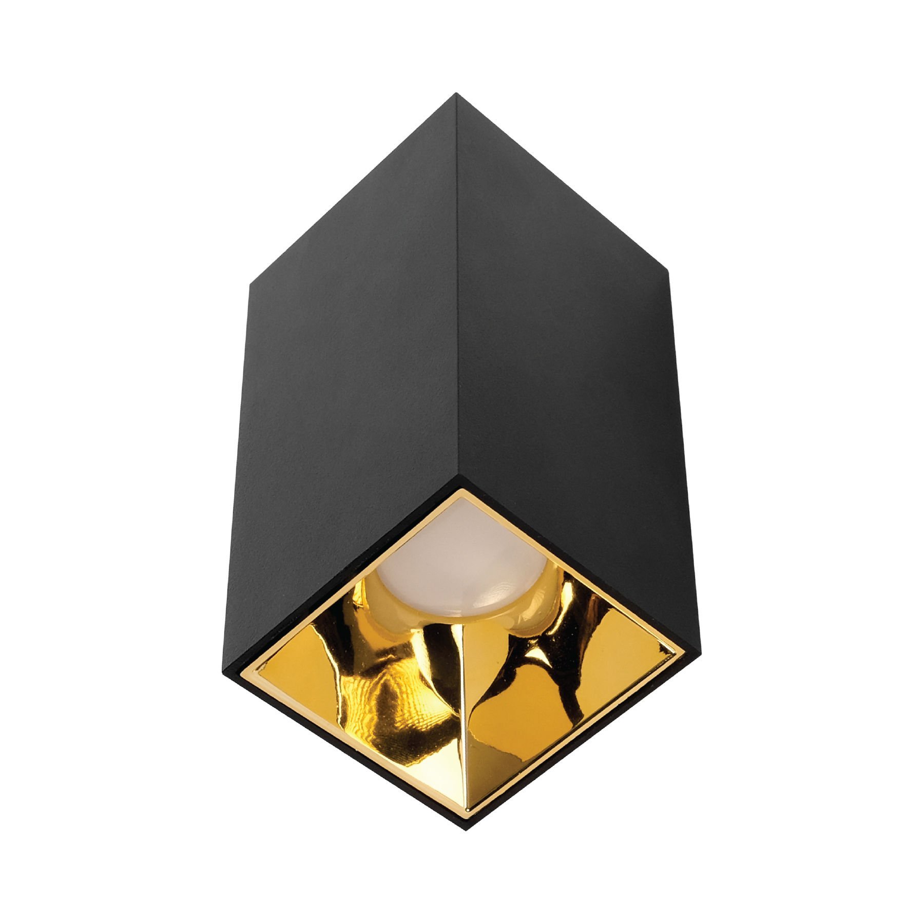 ACK Sıvaüstü Dekoratif Armatür 74X110Mm Siyah Reflektör Siyah Kasa AH12-07511