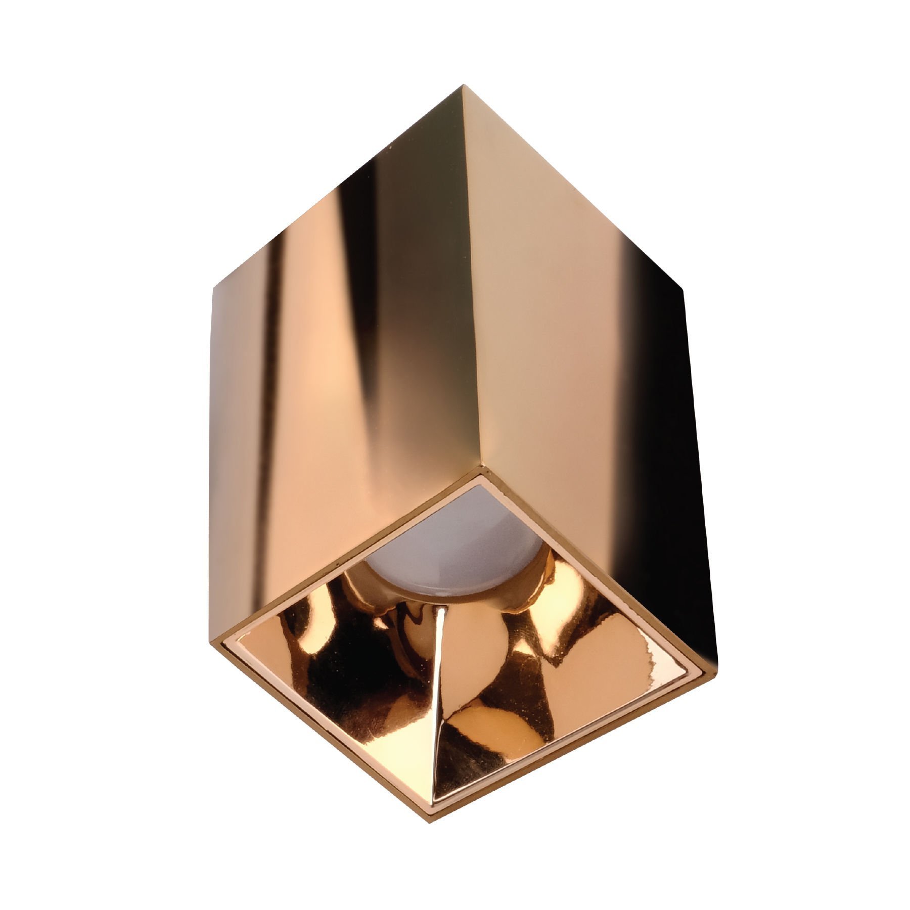 ACK Sıvaüstü Dekoratif Armatür 74X110Mm Parlak Krom Reflektör Bakır Kasa AH12-07557