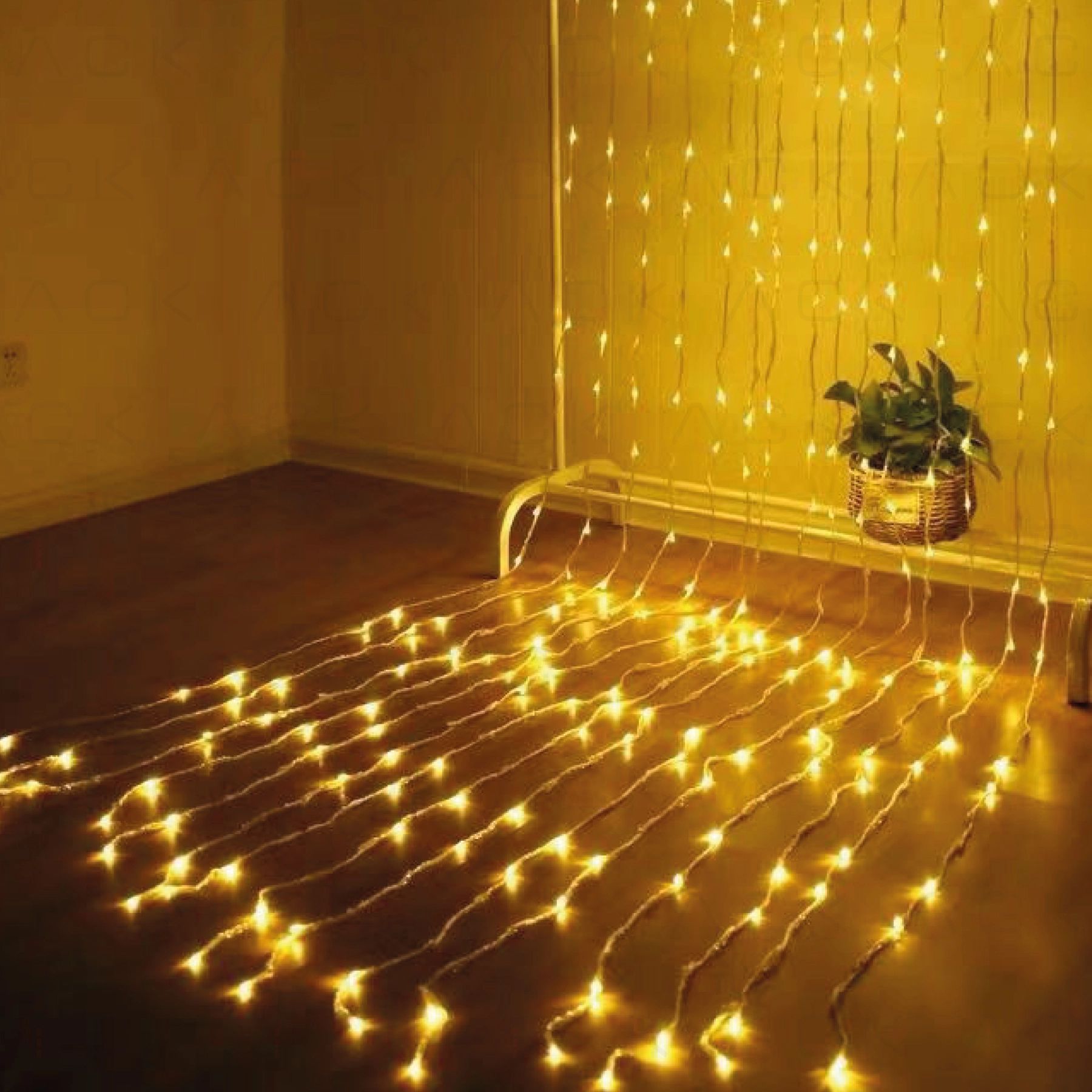 ACK 2X2Mt 220V 3000K Led Akar Perde AS90-00600