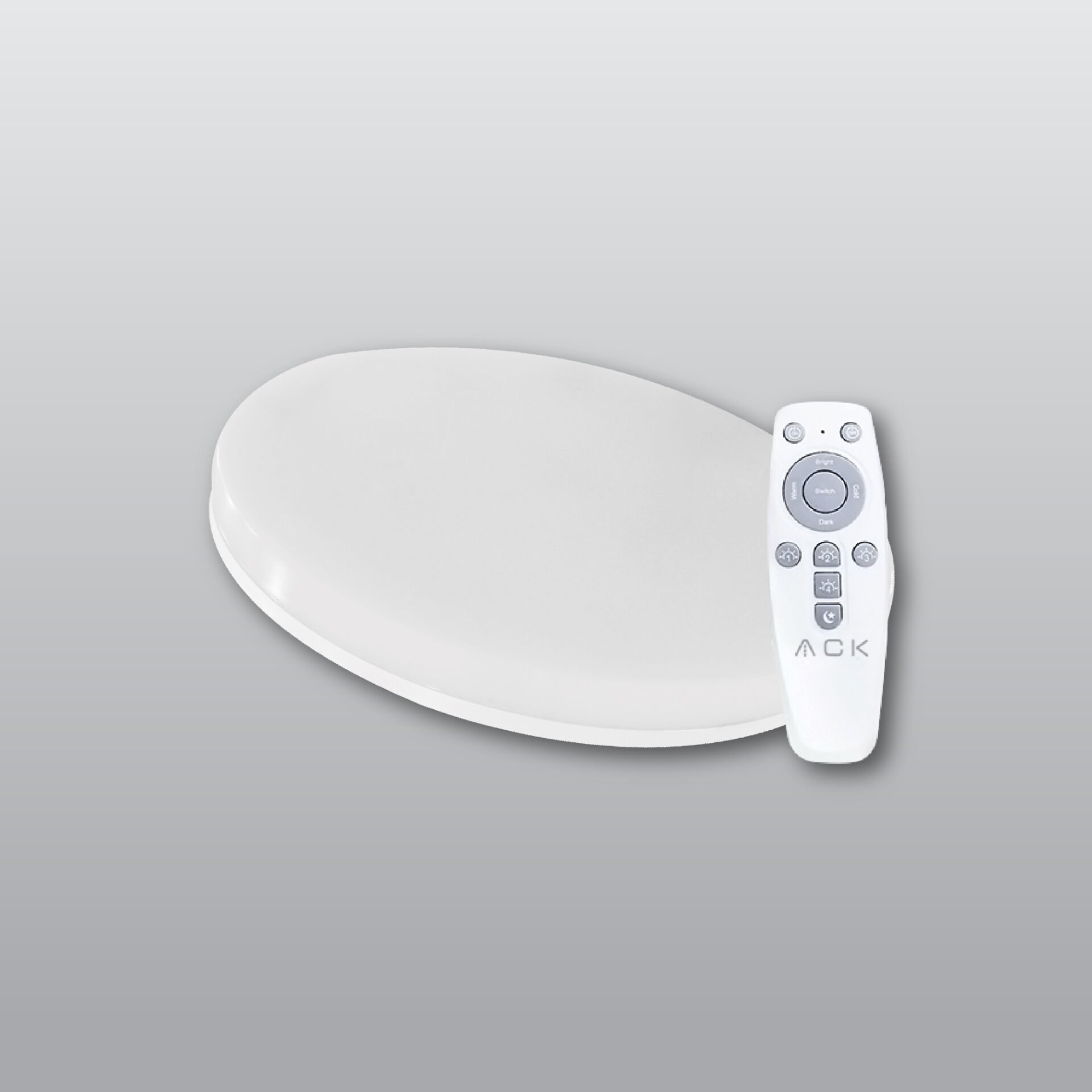 ACK 36W Sıva Ustu Yuvarlak Kelvın Kontrollu Ve Dımlı Kumandalı Armatur AT10-83001