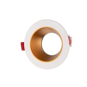 Cata Jaguar Beyaz-Gold Boş Kasa Spot CT-5042 (Ampül ve Duy Hariç)