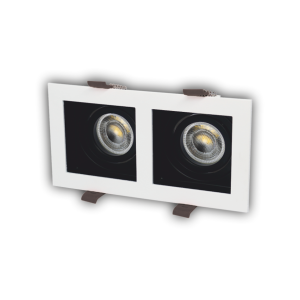 Cata Dekoratif Spot Pars 2'li Siyah-Beyaz CT-5227 (Ampül ve Duy Hariç)