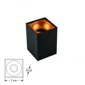 Cata Athena Siyah Bakır Dekoratif  Armatür CT-5417