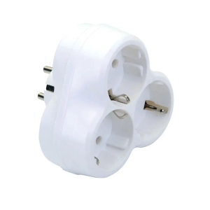 Depa Üçlü Topraklı Papatya Golyat Fiş Priz 10009