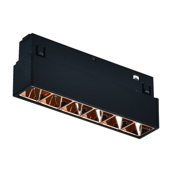 Forlife 6W Siyah Kompakt Lensli Magnet Armatür 4000K FL-6611I