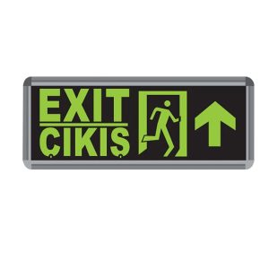 Forlife Exit Çıkış Koşan Adam Yukarı Ok Led Armatür FL-9004