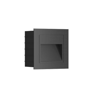 Goya 3W 3000K 5X8,5cm Sarı Ledli Siyah Duvar Apliği GY 6241