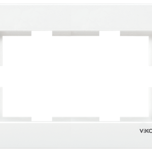 Viko Karre İkili Sıva Altı Priz Çerçeve - Beyaz 90960206