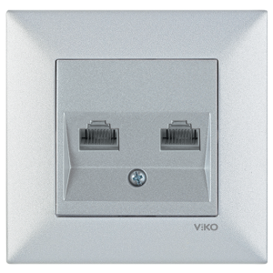 Viko Artline Trenda İkili Data Prizi (2 x RJ45 CAT6) (Çerçeve Hariç)