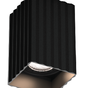 Jupiter 5W GU10 Duy (Dahil Değil) Siyah Tavan Armatürü JC080 S