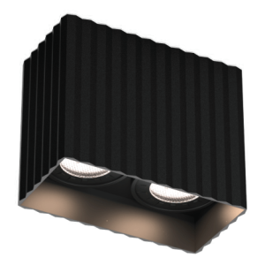 Jupiter 2x5W GU10 Duy (Dahil Değil) Siyah 2'li Tavan Armatürü JC082 S