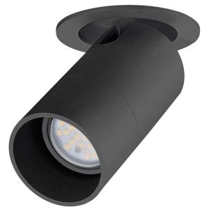 Jupiter Siyah GU10 Siyah Hareketli Sıva Altı Led Spot JD500 S