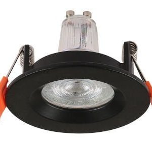 Jupiter Siyah Sabit Boş Spot GU10 Duy JH508 S