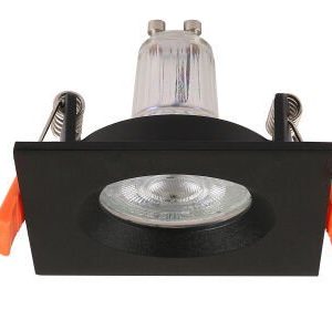 Jupiter Siyah Sabit Boş Spot GU10 Duy JH608 S