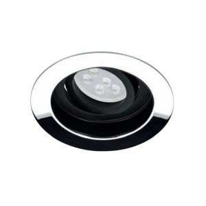 Jupiter Hareketli Spot JH638 Krom&Siyah