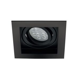 Jupiter Kare Hareketli Spot JH639 Siyah