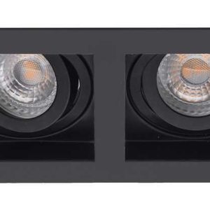Jupiter Siyah 2'li Hareketli Spot JH640 S