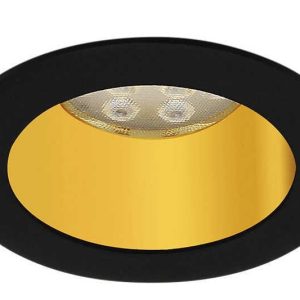 Jupiter GU10 Duy Sabit Spot JH713 Siyah - Altın