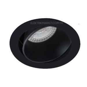 Jupiter Siyah GU10 Duy Hareketli Spot JH718 S