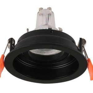 Jupiter  Siyah Haraketli Boş Spot GU10 Duy JH838 S