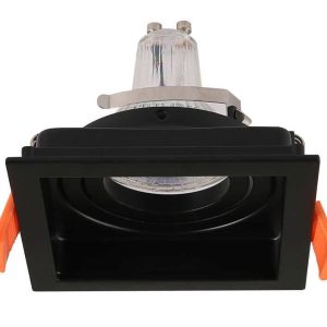 Jupiter  Siyah Haraketli Boş Spot GU10 Duy JH839 S