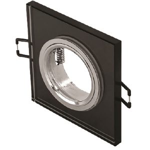 Global K2  Kda822 Mercan Kare Cam Spot Siyah