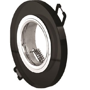 Global K2  Kda823 Mercan Yuvarlak Cam Spot Siyah