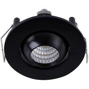 Global K2  Kls519 Yıldız Ledli Spot 3W Siyah - Yeşil