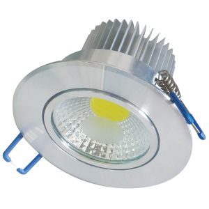Global K2  Ksl240 Cob Ledli Spot 5W Krom- Beyaz Işık